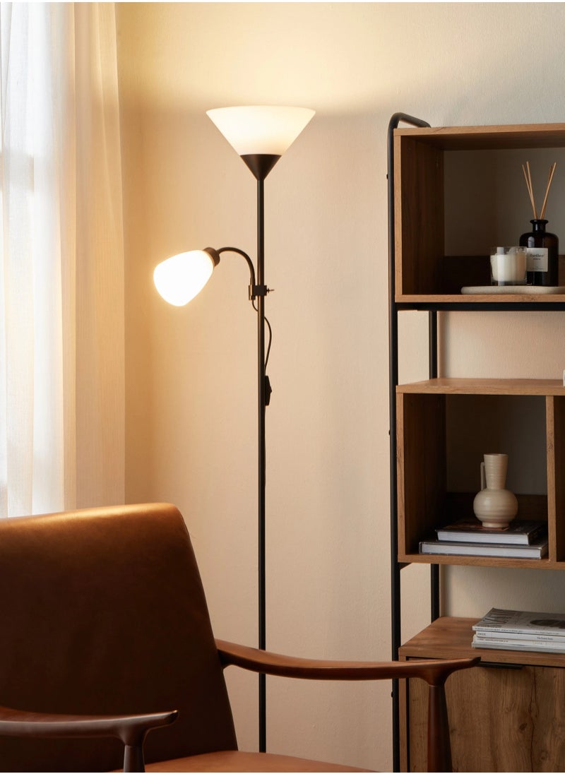 PRIMO PLUS - Floor Stand Lamp Black/White 29x29x18.5 centimeter - Image 1