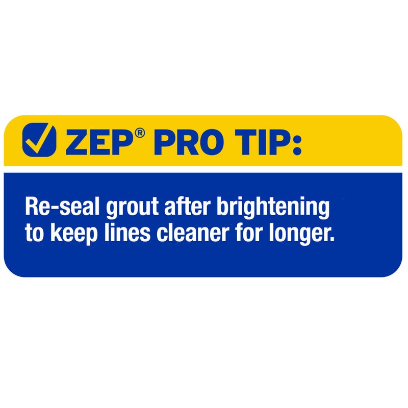 Zep Grout Cleaner and Brightener - 32 Ounce (1 Bottle) - ZU104632 - Deep Cleaning Formula Removes Old Stains From Grout - Image 5