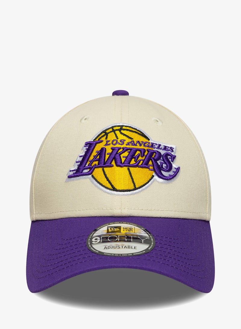 NEW ERA 9Forty Los Angeles Lakers Nba Colourblock Cap - Image 1