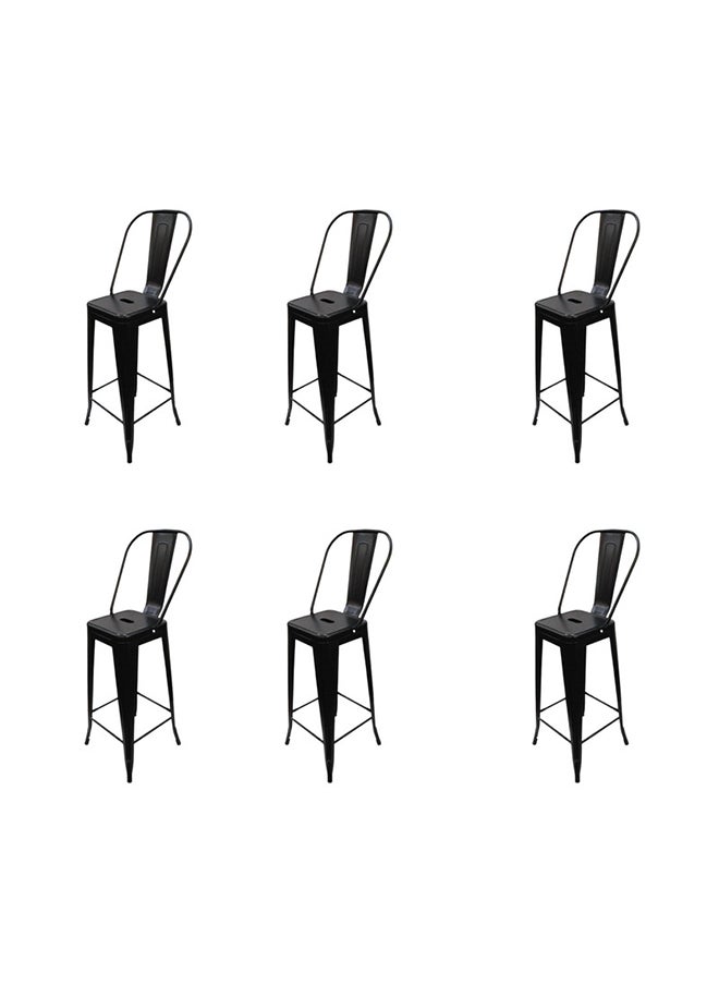 JILPHAR FURNITURE Jilphar Furniture High Bar Metal Chair 1265A set of 6pcs 