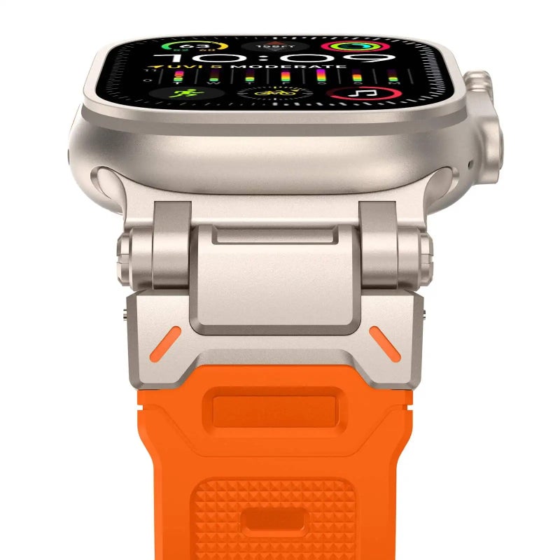Bluejw New Designer Luxury Replacement Rubber Strap High Quality Sport Silicone Watch Band for IWatch Apple Ultra 2 49mm - Image 4