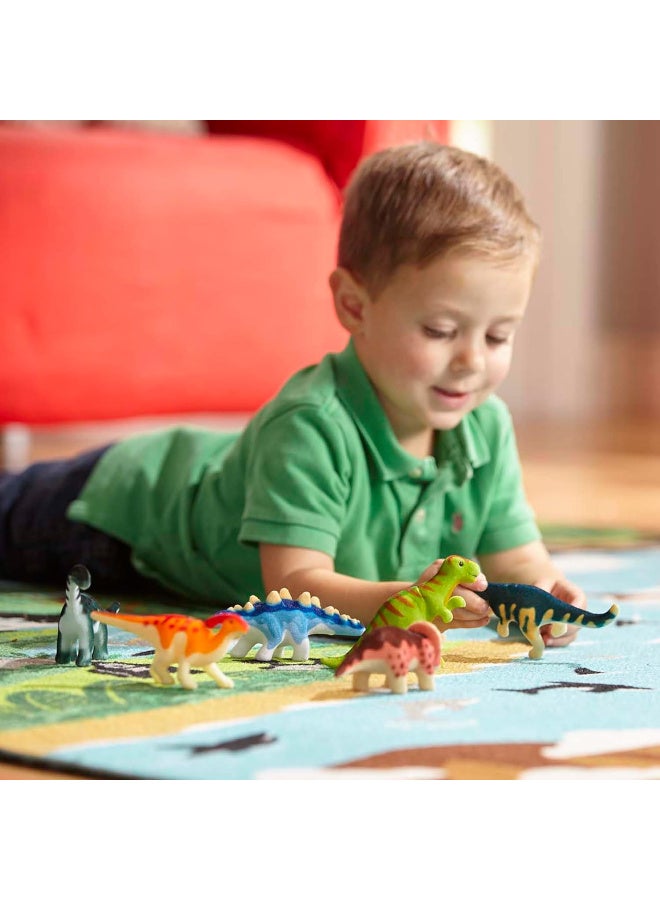 Melissa & Doug Dinosaur Party – 9 Collectible Prehistoric Figurines with Wooden Storage Tray - Image 2