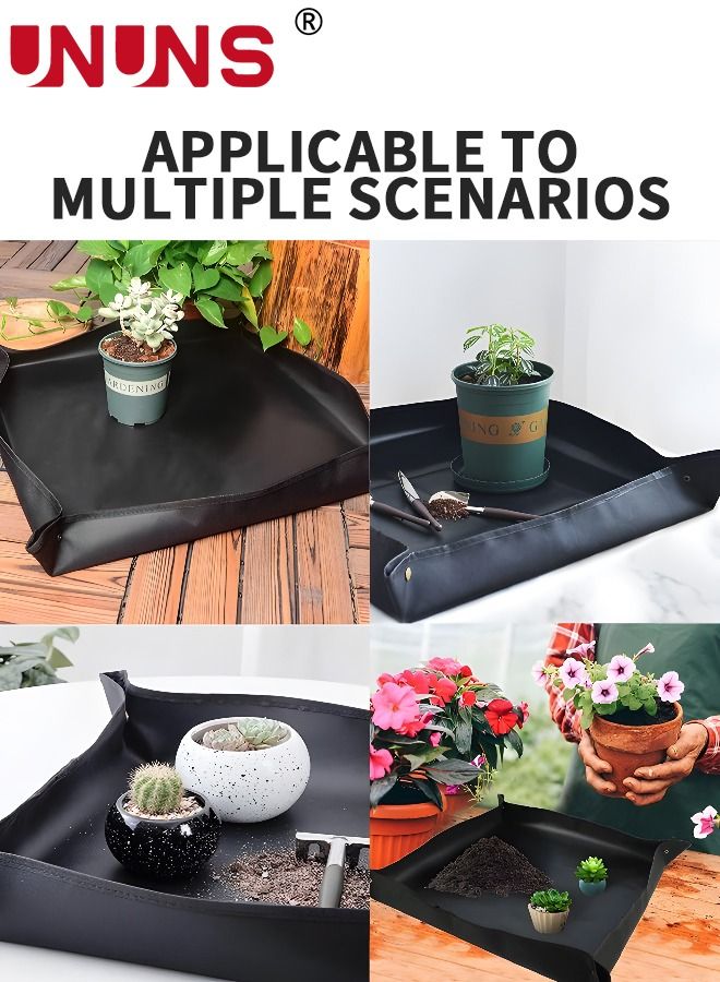 UNUNS مجموعة أدوات الحديقة مجموعة أدوات العناية بالنباتات، 16 قطعة من أدوات النباتات العصارية، مجموعة الأدوات اليدوية، أداة خارجية، مجموعة أعمال البستنة شديدة التحمل مع مقبض مريح، أدوات البستنة - هدية للنساء والرجال - Image 2