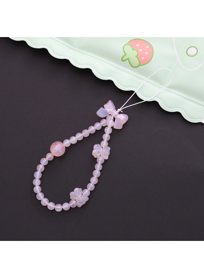 NIBEMINENT Phone Charm/ Chain Strap for Women Girls, Cute Cartoon Cell Phone Case Lanyard Wrist Strap