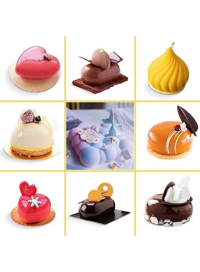 3D Cloud Silicone Baking Mold, 6-Cavity Non-Stick Reusable Mold, French Dessert Mold, for Mousse, Chocolate, French Desserts, Cakes & Pastry - Image 2