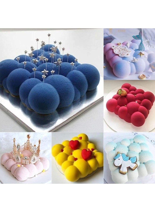 3D Cloud Silicone Baking Mold, 6-Cavity Non-Stick Reusable Mold, French Dessert Mold, for Mousse, Chocolate, French Desserts, Cakes & Pastry - Image 4