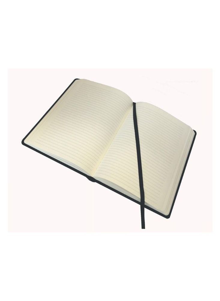 Collins Legacy A4 Hard Cover Notebook, 240 80gsm Ruled Pages - Black Cover - Image 5