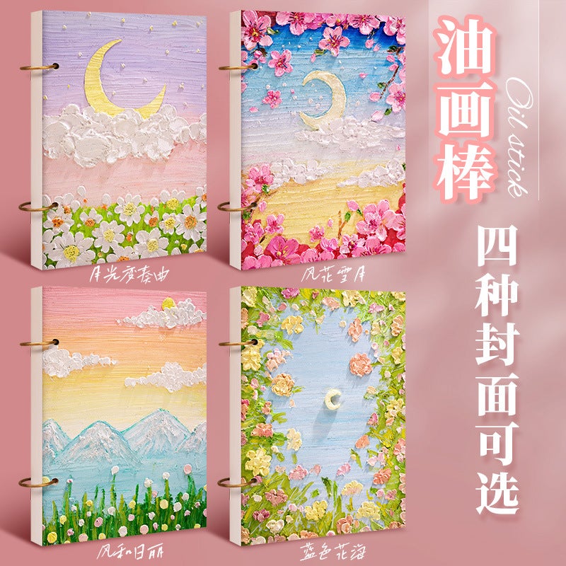 Yuan Hao High Yan Value Thickened 16K Sketchbook 32K Painting Book A5 Painting Book 16K Sketchbook For Art Students - Image 4