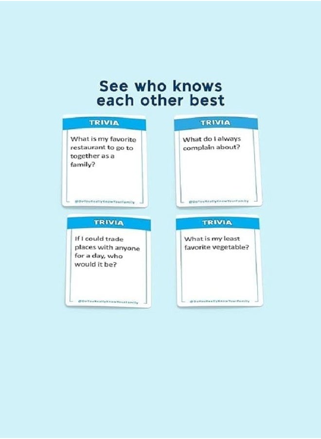 ASM Do You Really Know Your Family? A Fun Family Game Filled with Conversation Starters and Challenges - Great for Kids, Teens and Adults  - Image 3