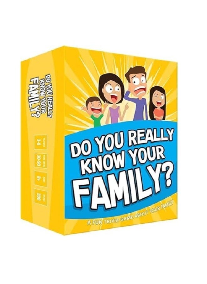 ASM Do You Really Know Your Family? A Fun Family Game Filled with Conversation Starters and Challenges - Great for Kids, Teens and Adults  - Image 1
