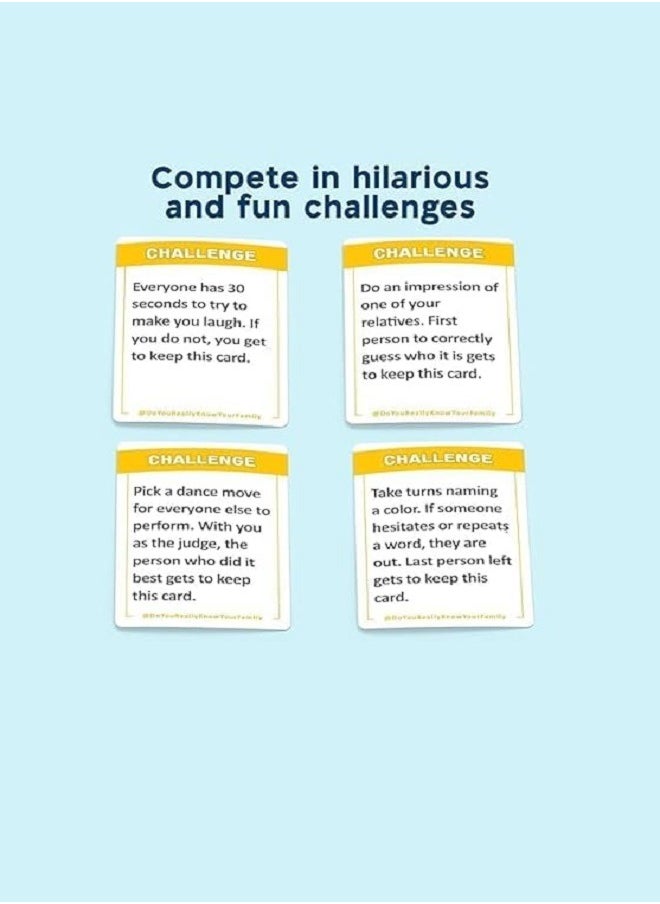 ASM Do You Really Know Your Family? A Fun Family Game Filled with Conversation Starters and Challenges - Great for Kids, Teens and Adults  - Image 2