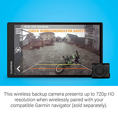 Garmin BC™ 50 – كاميرا احتياطية لاسلكية، دقة HD، عدسة بزاوية 160 درجة، مقاومة للعوامل الجوية، مدى 50 قدم للشاحنات، المركبات الترفيهية والمقطورات - Image 3