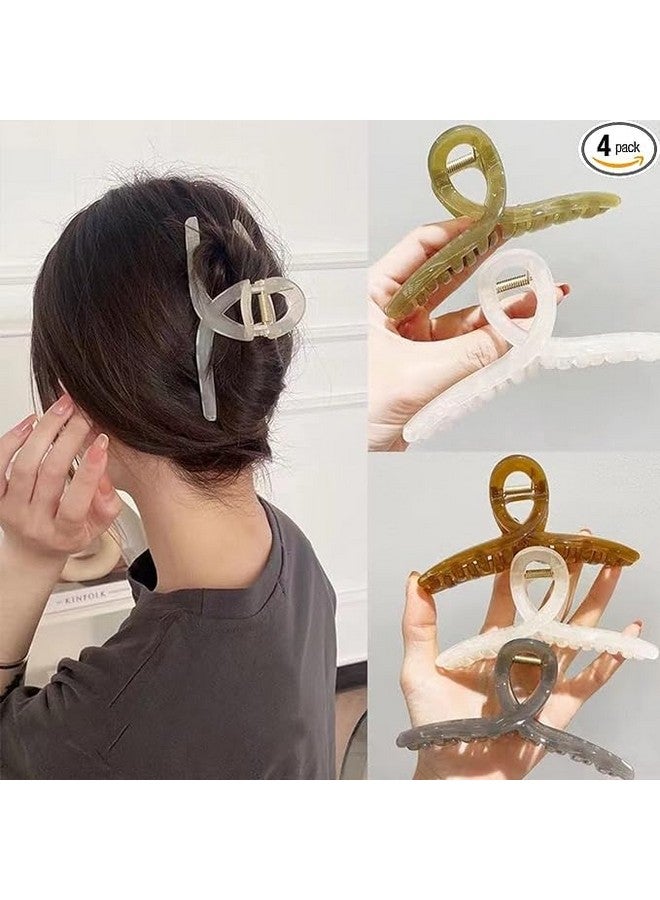 SHIVAARO Hair Claw Clips for Girls and Women Hair Clips Colorful Cute Butterfly Clips Hair Accessories 6 Pcs - Image 4