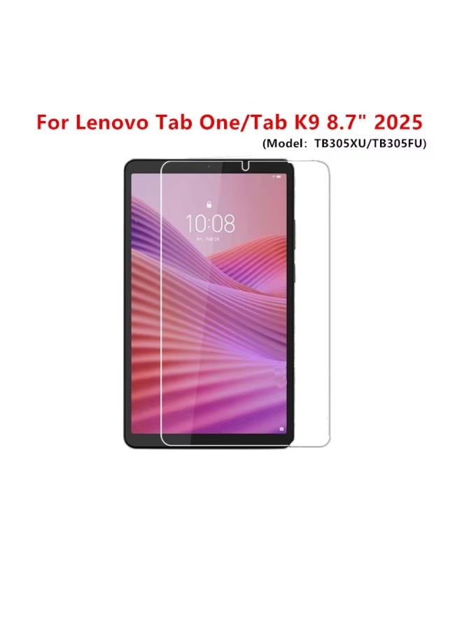 1 Pack Screen Protector for Lenovo Tab One/Lenovo Tab K9 8.7inch Tempered Glass Film,Anti-Scratch,Easy Installation,9H Hardness (Model：TB305XU/TB305FU)  - Image 1