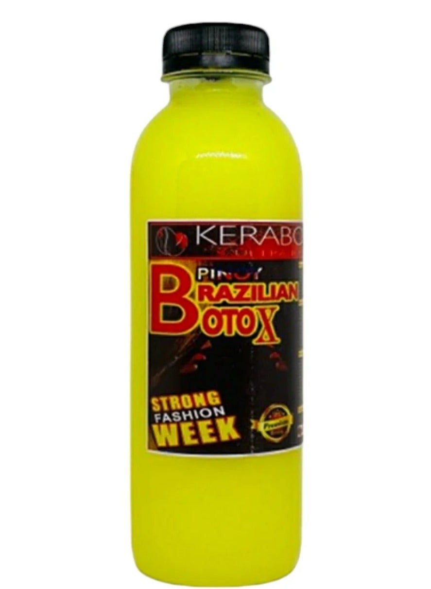 スタイリング剤 KERABOND Pinoy Brazilian Botox500ml 4set KER A BOND Ultra-Ionic Pinoy Brazilian Hair Botx ,500ml – D