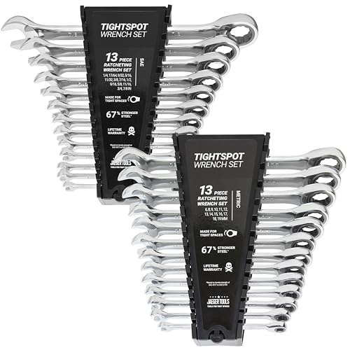 Jaeger 26pc TIGHTSPOT Ratcheting Wrench Master Set - Metric & Inch/SAE Combination Sizes - Image 1