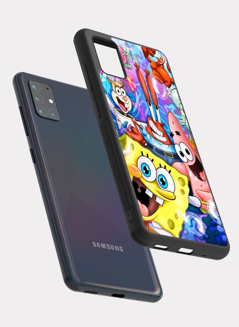 PXLAAT Samsung Galaxy A51 case cover SpongeBob and Patrick Star - Image 2