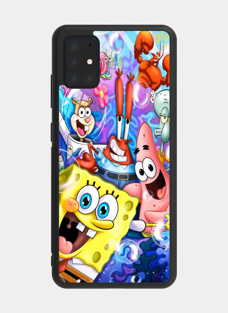 PXLAAT Samsung Galaxy A51 case cover SpongeBob and Patrick Star - Image 1