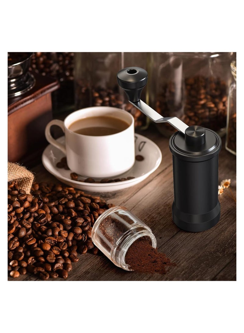 Manual Coffee Grinder - 5 Adjustable Coarseness Settings - Espresso, Drip, French Press, and Pour Over - Perfect for Home, Camping, Travel, Portable - Image 2