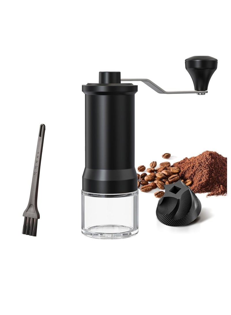 Manual Coffee Grinder - 5 Adjustable Coarseness Settings - Espresso, Drip, French Press, and Pour Over - Perfect for Home, Camping, Travel, Portable - Image 1