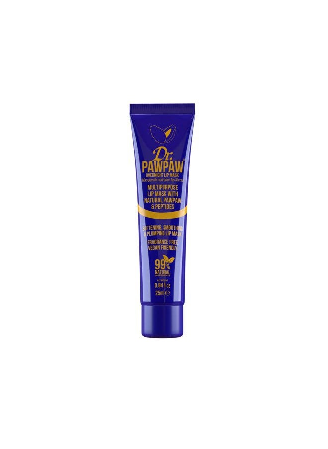 Dr. PAWPAW ORIGINAL BALM - Multipurpose Overnight Lip Mask - Lip Sleeping Mask with Peptides - Natural Lip Moisturizer for Plumper Lip - Cruelty Free - 0.84 oz - Image 1