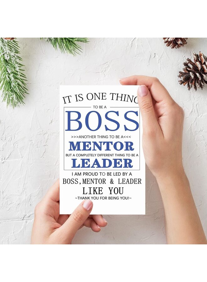 Funny Boss’s Day Card For Boss, Best Boss Day Gifts For Leader, Appreciation Card For Mentor, Happy Boss Day For Man Woman - Image 2