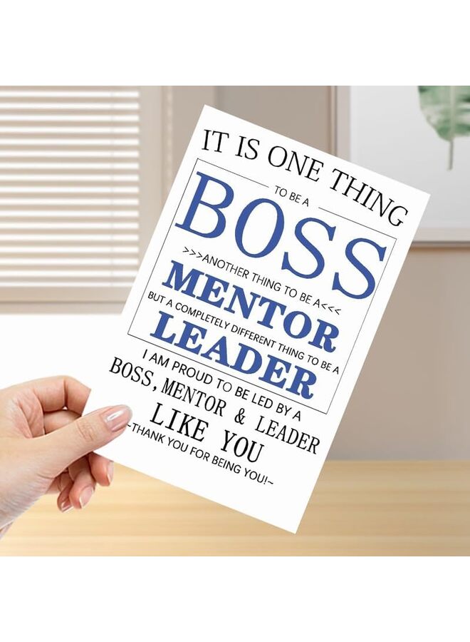 Funny Boss’s Day Card For Boss, Best Boss Day Gifts For Leader, Appreciation Card For Mentor, Happy Boss Day For Man Woman - Image 3