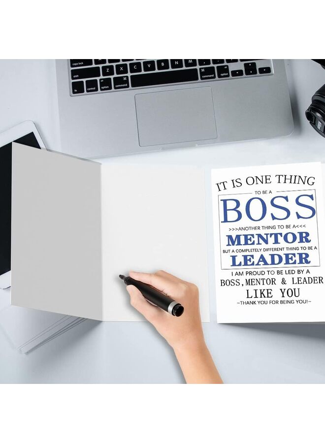 Funny Boss’s Day Card For Boss, Best Boss Day Gifts For Leader, Appreciation Card For Mentor, Happy Boss Day For Man Woman - Image 4