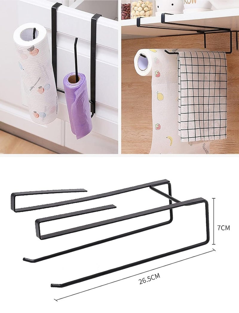 GRAB IT 2in1 Kitchen Roll Dispenser Kitchen Napkin Roll Holder Kitchen Paper Towel Tissue Holder Iron - Image 5