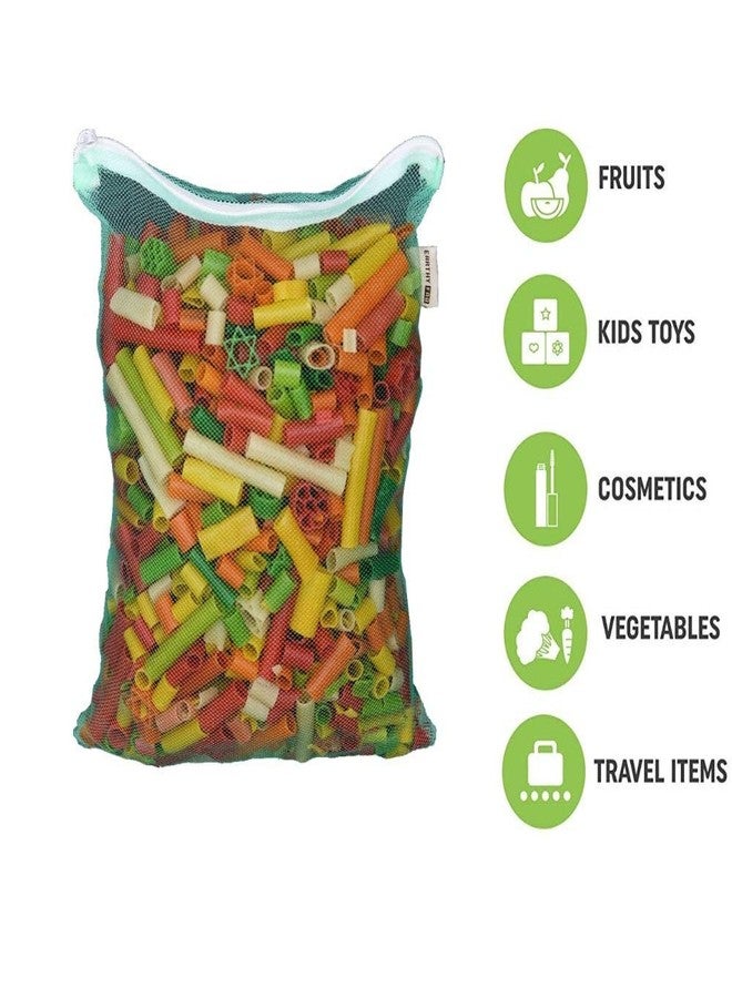 FRESHWIND Fresh-Wind Set of 24 Reusable Mesh Fridge Bags for Storage of Fruits & Vegetables(Nylon, Multi Colour) - Image 5