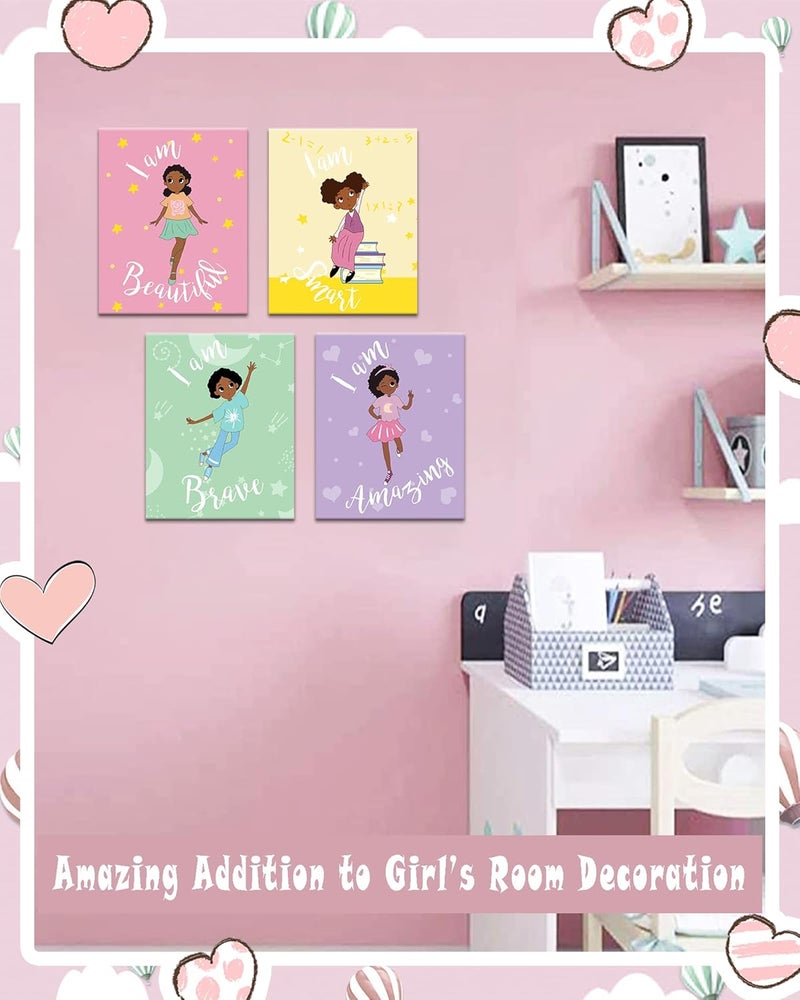 Drsoum Motivational Canvas Wall Art for Girls - Image 3