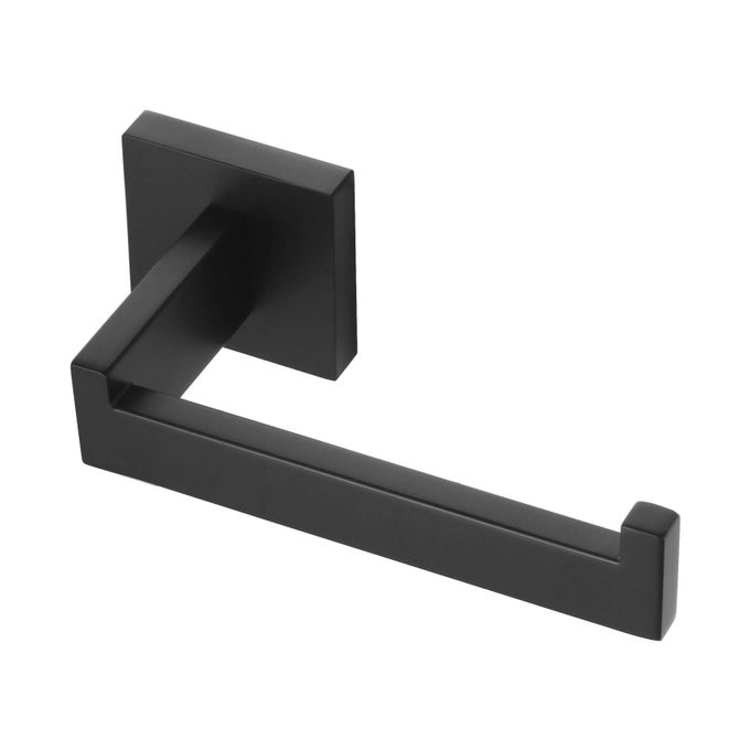 BLACK TOILET PAPER HOLDERS BATHROOM TOILET PAPER ROLL HOLDER SUS304 STAINLESS STEEL CONTEMPORARY WALL MOUNTED MATTE BLACK B2003BK
