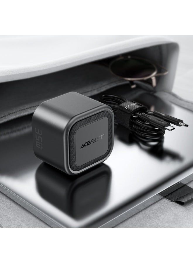 أسيفاست شاحن حائط ACEFAST A120 بقوة 35 واط بتقنية GaN مع منفذ USB-C وUSB-A وقابس بريطاني - Image 1