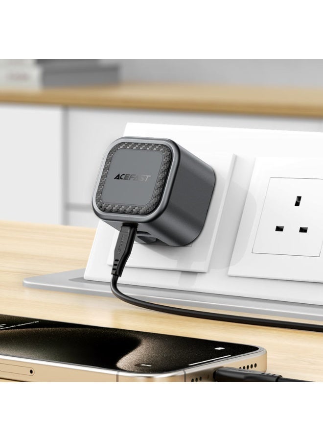 أسيفاست شاحن حائط ACEFAST A120 بقوة 35 واط بتقنية GaN مع منفذ USB-C وUSB-A وقابس بريطاني - Image 2