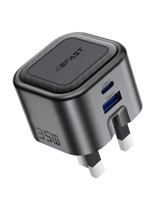 أسيفاست شاحن حائط ACEFAST A120 بقوة 35 واط بتقنية GaN مع منفذ USB-C وUSB-A وقابس بريطاني - Image 4