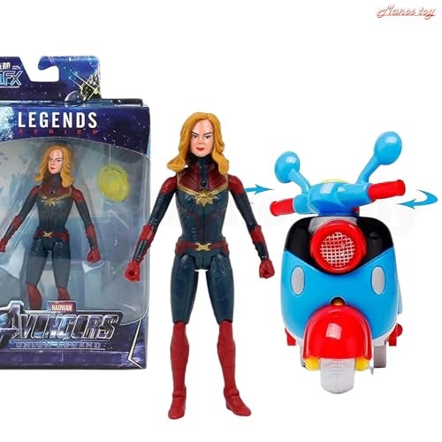 Manos Super Heroes Action Figure Fighter Toy and Pull Along Scooter Combo Pack - Image 3