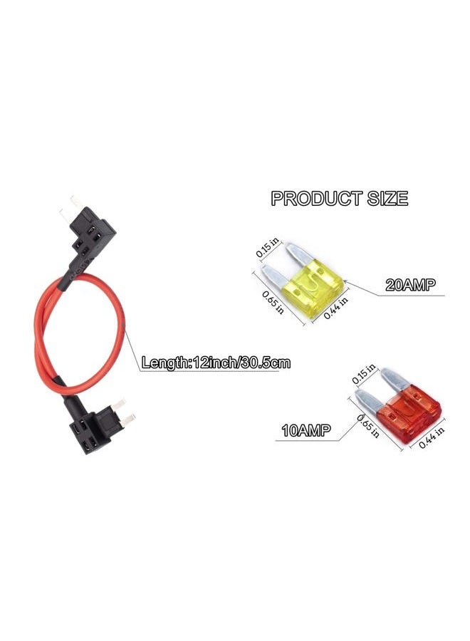 LDCRE TIPM Bypass Cable Fuse Holder Fuse Adapter Repair Fuel Pump Relay Bypass Cable Replacement for Dodge Ram 1500 2500 3500 Jeep Chrysler VW 2007-2016 14AWG Wire/20AMPs CBWPR091AA - Image 4