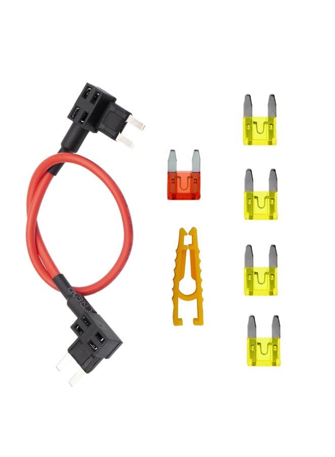 LDCRE TIPM Bypass Cable Fuse Holder Fuse Adapter Repair Fuel Pump Relay Bypass Cable Replacement for Dodge Ram 1500 2500 3500 Jeep Chrysler VW 2007-2016 14AWG Wire/20AMPs CBWPR091AA - Image 1