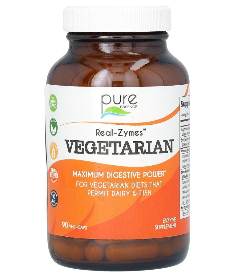Real-Zymes Vegetarian 90 Vegi-Caps