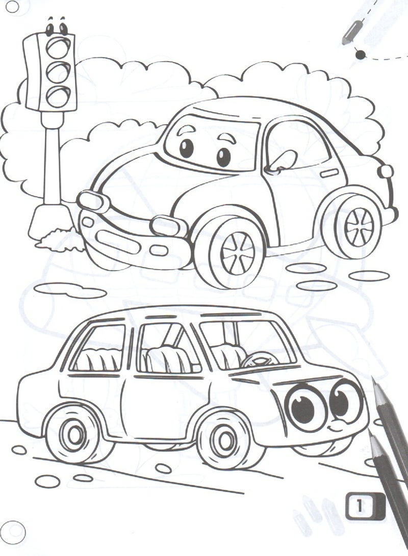 Transports Coloring Book For Kids  - Image 2
