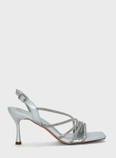 ايلا ليمتد اديشن Strappy Embellished Heeled Sandals
