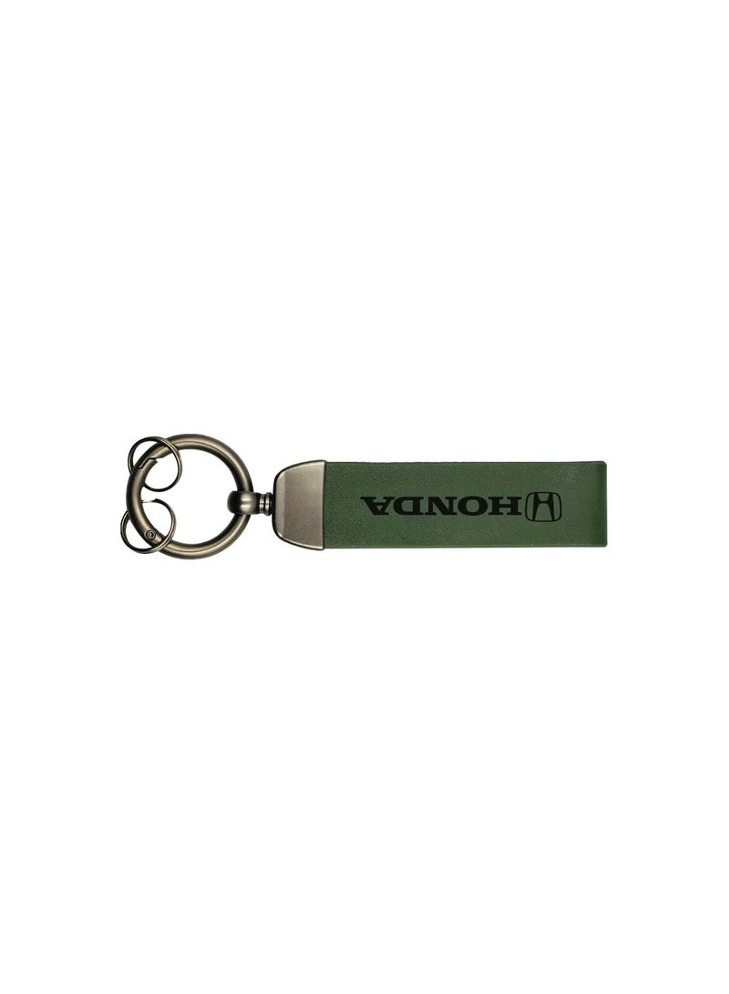 Honda Car Key Chain Super Finish Metal Ring PU Leather Strap Keychain Home Key Chain Car Keychain HONDA 1Pcs  - Image 4