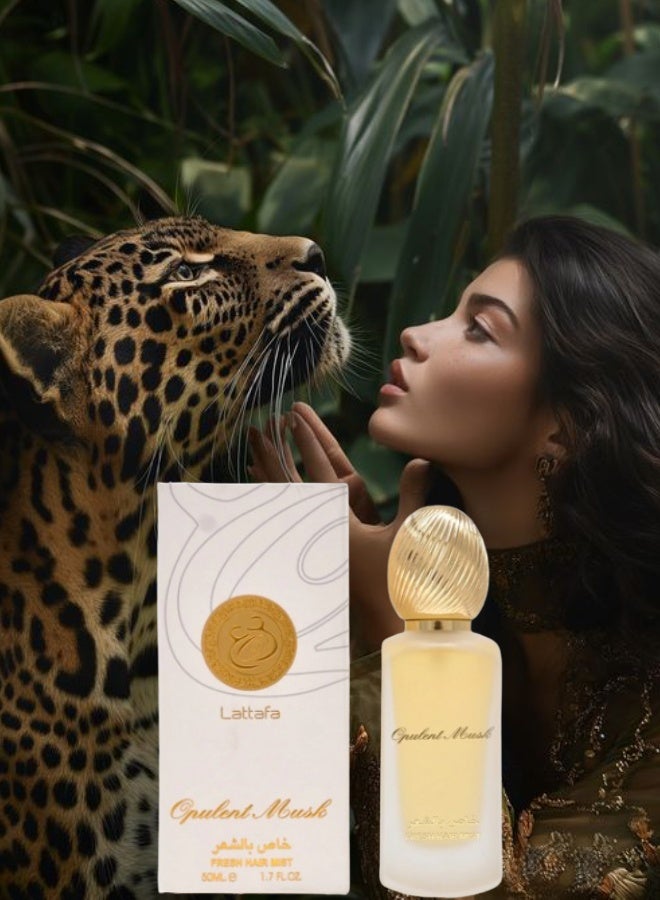 Lattafa 10 Pieces Opulent Musk Hair Mist 50ML - Image 2