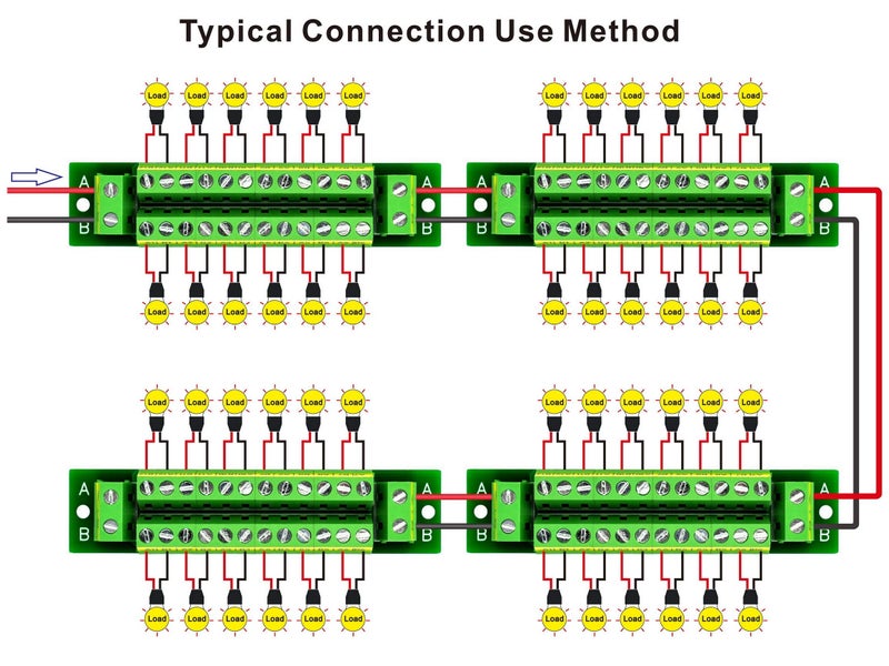 OONO 16 Amp 2x12 Position Terminal Block Distribution Module for AC DC - Image 4
