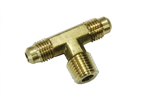 LTWFITTING Brass 1/4" OD x 1/4" OD x 3/8" Male NPT Flare Male Branch Tee Tube Fitting(Pack of 5) - Image 5