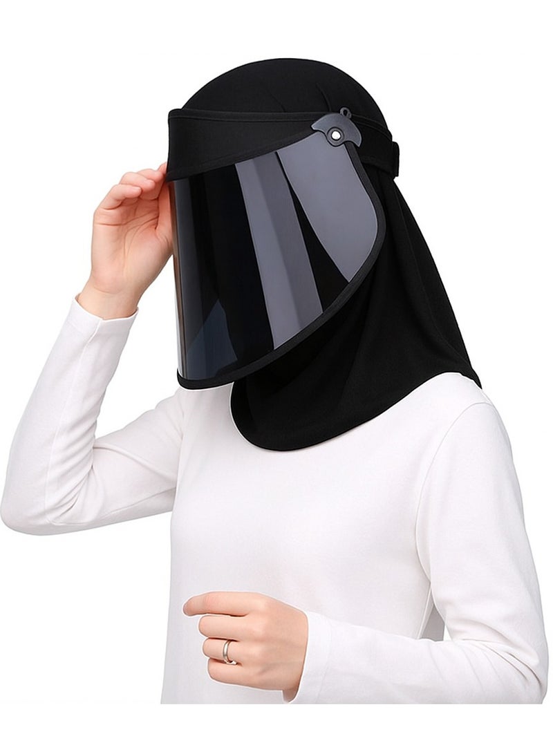 clooudiss Convertible Sun Visor Face Shield Hat – UV Protection, Sun Hat, Driving & Outdoor Face Cover - Image 1