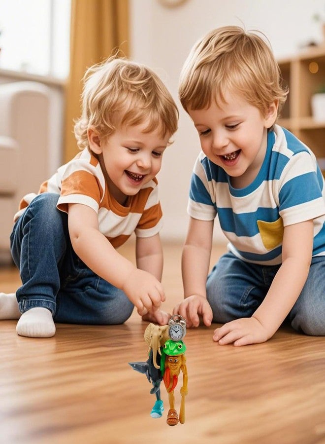 لعبة BdelrinQue Mini Brainrot Toys بحجم 8 سم، لعبة Brainrot Toys الإيطالية، مجسم شخصية تونغ تونغ تونغ ساهور، لعبة قابلة للجمع، مخلوق أسطوري قابل للجمع، ديكور مكتب، عرض على رف الكتب المنزلي - Image 5