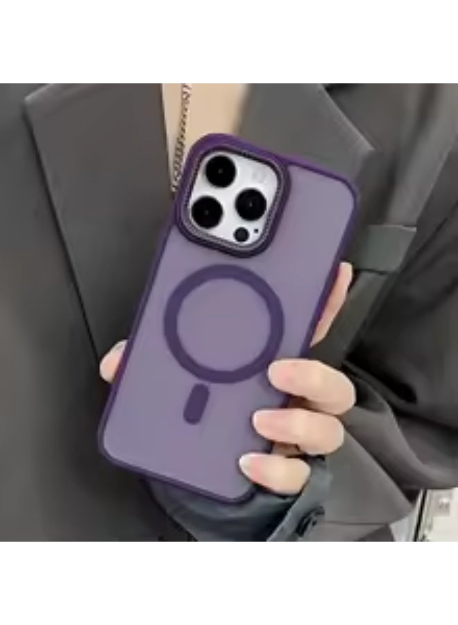 Case for iPhone 14 Pro  MAX Case Magnetic Translucent Matte Phone Cases [Compatible with MagSafe] Thin Slim Fit Shockproof Bumper Hard Protective Cover... - Image 4