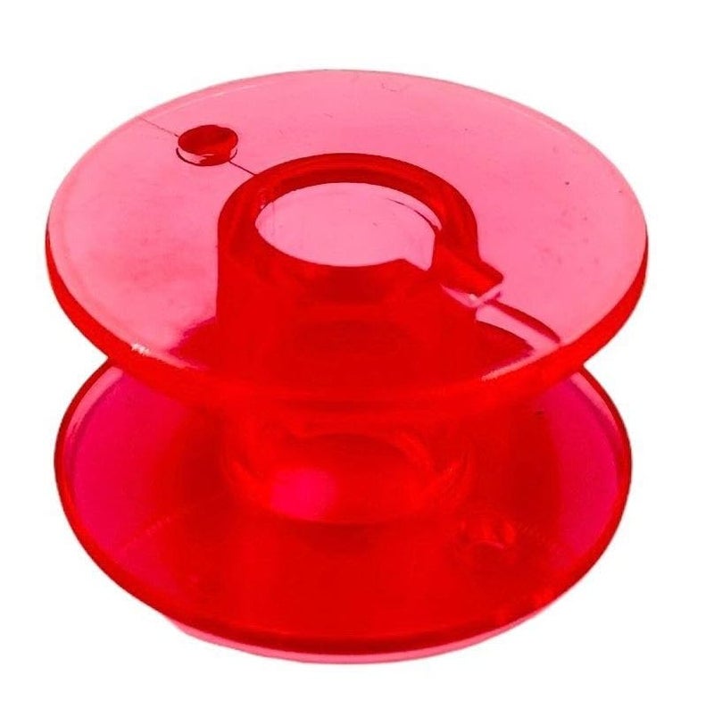 Zenith Plastic Sewing Machine 10 Pink Bobbins Set & 1 Bobbin Case Combo - Compatible with Household Usha, Brother, Singer, Janome & More | Replacement Accessories (10 PINK 1 BOBBIN CASE) - Image 3