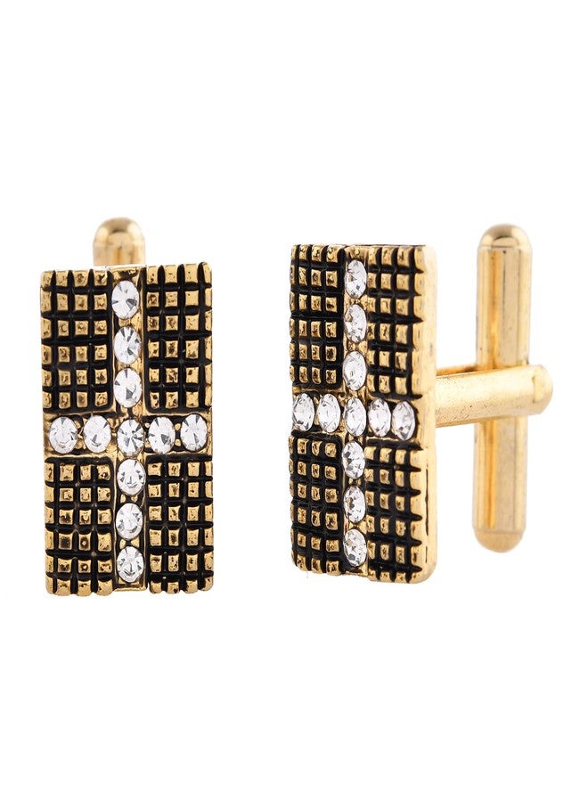 VOYLLA Noble Crest Mens Cufflinks|Cufflinks For Men|Gift For Men|Formal|Chic|For Brother|For Lover - Image 1